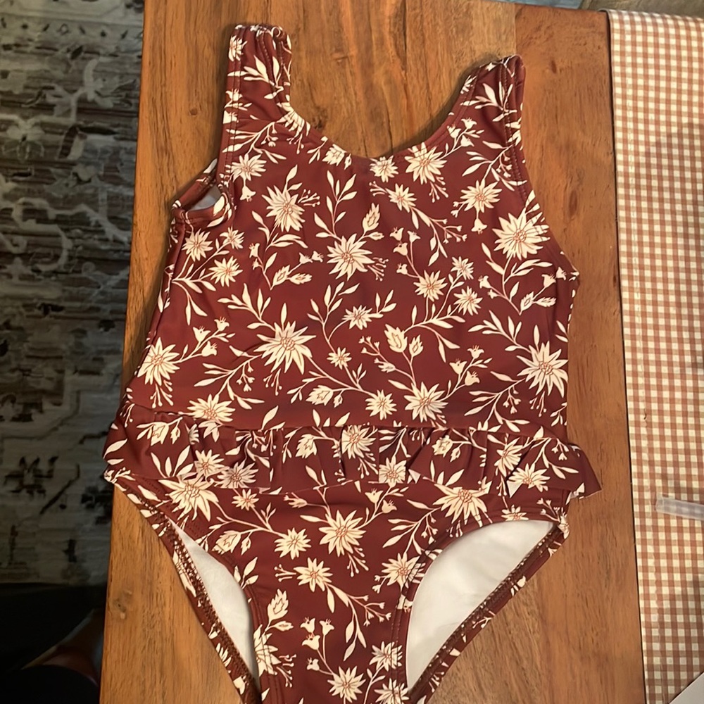Rylee and cru wild floral toddler swim 12-18mos new with tags unattached